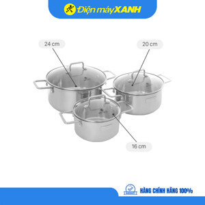 Nồi inox liền khối Elmich Trimax XR EL-3843