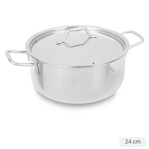 Nồi inox nắp inox 24cm HT Cook N24-1DHT