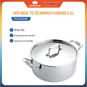 Nồi inox Scanpan Fusion5 5,2L 74252400