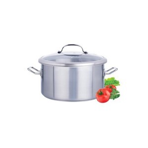 Nồi Inox Zeba 171370 -  nắp kính 26x18cm