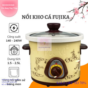 Nồi kho cá Fujika FJ-KC25 - lõi sứ , 2,5 lít