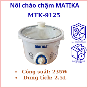 Nồi kho cá Matika MTK-9125