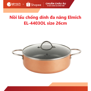 Nồi lẩu chống dính Elmich EL 4403OL size 26cm