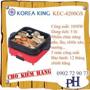 Nồi lẩu đa năng Korea King KEC-4200GS