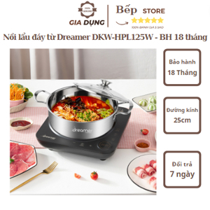 Nồi lẩu đáy từ Dreamer DKW-HPL125W