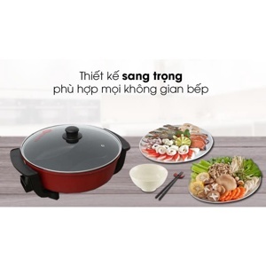 Nồi lẩu điện 2 ngăn 32cm KWT-8805