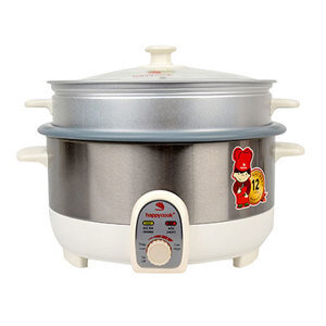 Nồi Lẩu Điện Có Xửng Happy Cook HCHP-350ST (3.5L)