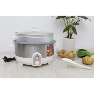 Nồi Lẩu Điện Có Xửng Happy Cook HCHP-350ST (3.5L)