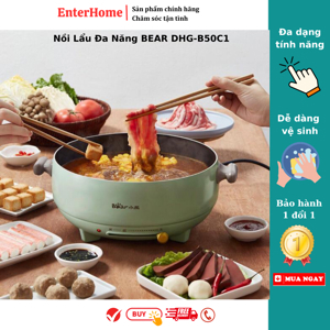 Nồi lẩu điện đa năng Bear DHG-B50C1