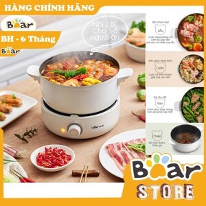 Nồi lẩu điện đa năng Bear DHG B25Z1, 2.5L