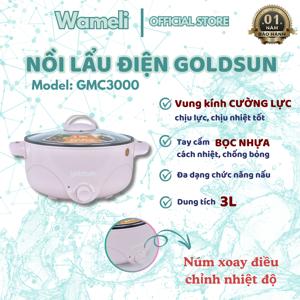 Nồi lẩu điện goldsun GMC3000