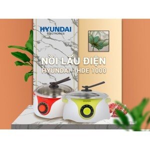 Nồi lẩu điện Hyundai HDE-1000R(GR) - 3L 1800W