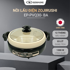 Nồi lẩu điện Zojirushi EP-PVQ30-BA