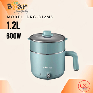 Nồi lẩu hấp đa năng Bear DRG-D12M5