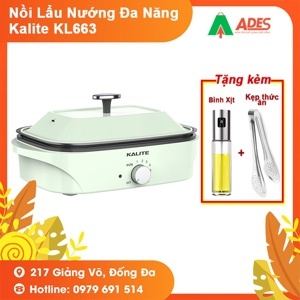 Nồi lẩu nướng đa năng Kalite KL-663