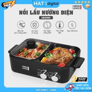 Nồi lẩu nướng điện Lebenlang LBL8583