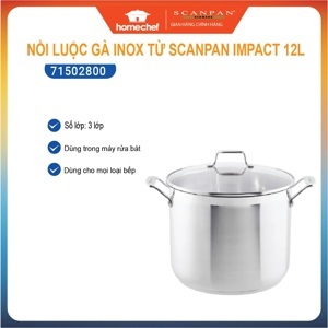 Nồi luộc gà inox Scanpan Impact 12L 71502800