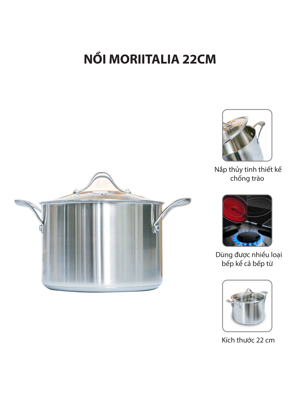 Nồi Moriitalia 22cm SZ22HC-IC