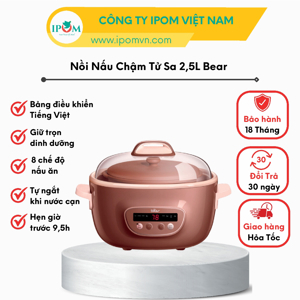 Nồi nấu chậm Bear DDZ-C25R6 2.5L