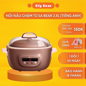 Nồi nấu chậm Bear DDZ-C25R6 2.5L