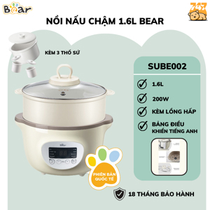 Nồi nấu chậm Bear SUBE002 1.6L