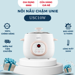 Nồi nấu chậm Unie USC10W, 1L