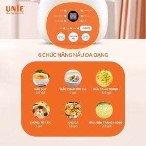 Nồi nấu chậm Unie USC10W, 1L