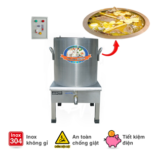 Nồi nấu phở điện liền nồi Newsun 150L