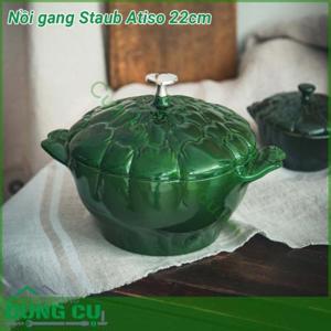 Nồi Staub Atisô màu xanh rêu - 22cm (B)