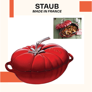 Nồi Staub cà chua màu đỏ cherry – 25cm