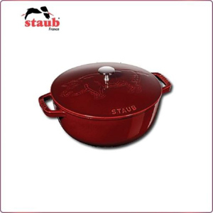 Nồi Staub tròn nắp có hình heo - 24cm