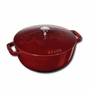 Nồi Staub tròn nắp có hình heo - 24cm