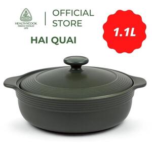 Nồi sứ dưỡng sinh hai quai Minh Long 1.1L