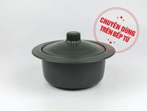 Nồi sứ dưỡng sinh vành tròn đáy từ Minh Long 2.2L