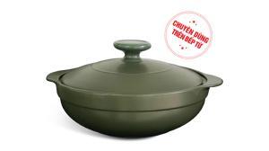 Nồi sứ Luna 1.0 L + nắp (bếp từ)