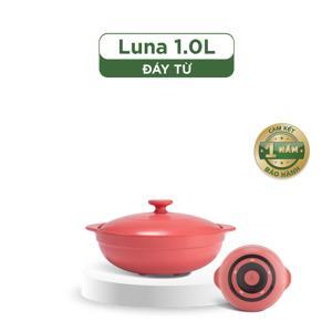 Nồi sứ Luna 1.0 L + nắp (bếp từ)