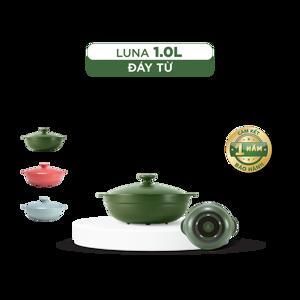 Nồi sứ Luna 1.0 L + nắp (bếp từ)