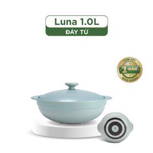 Nồi sứ Luna 1.0 L + nắp (bếp từ)