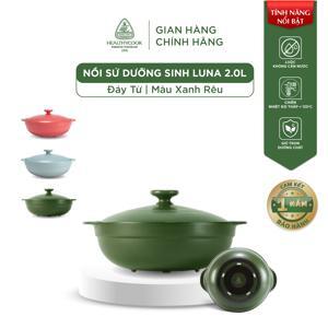 Nồi sứ Luna 2.0 L + nắp (bếp từ)