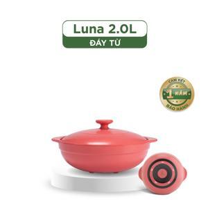 Nồi sứ Luna 2.0 L + nắp (bếp từ)