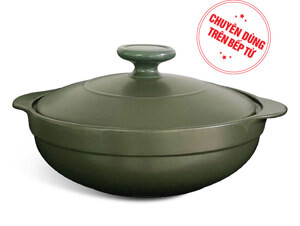 Nồi sứ Luna 3.0 L + nắp (bếp từ)