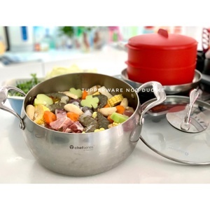 Nồi T Chef Series Casserole - 3.8L, nắp kính