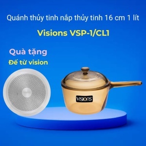 Nồi tay cầm thủy tinh Visions 1l VSP-1/CL1