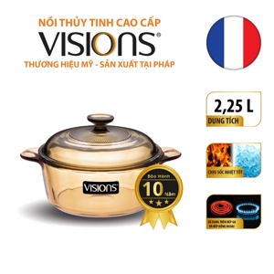 Nồi Visions VS22 (VS-22) - Nồi thủy tinh  2.25 lít