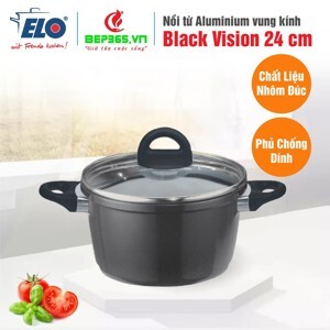 Nồi từ Aluminium Elo Black Vision 24cm