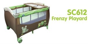 Nôi vải gấp gọn Sweet Cherry Frenzy Playard SC612