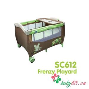 Nôi vải gấp gọn Sweet Cherry Frenzy Playard SC612