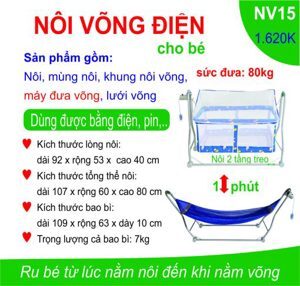 Nôi võng điện Sbaby NV15