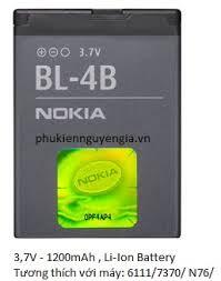 Pin Điện Thoại Nokia BL-4B - 700mAh