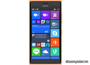 Điện thoại Nokia Lumia 730 - 8GB, 2 sim